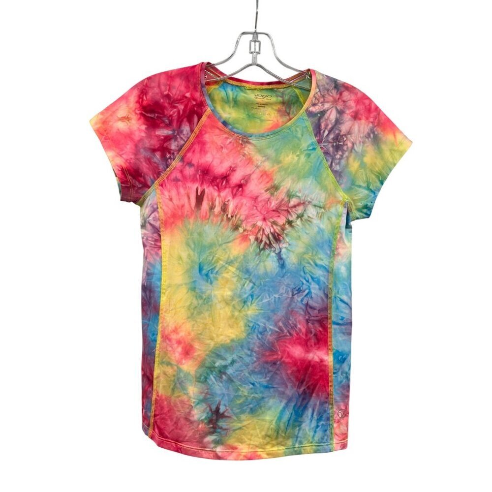 VOGO Womens Tie Dye Active T-Shirt Colorful Size Small New